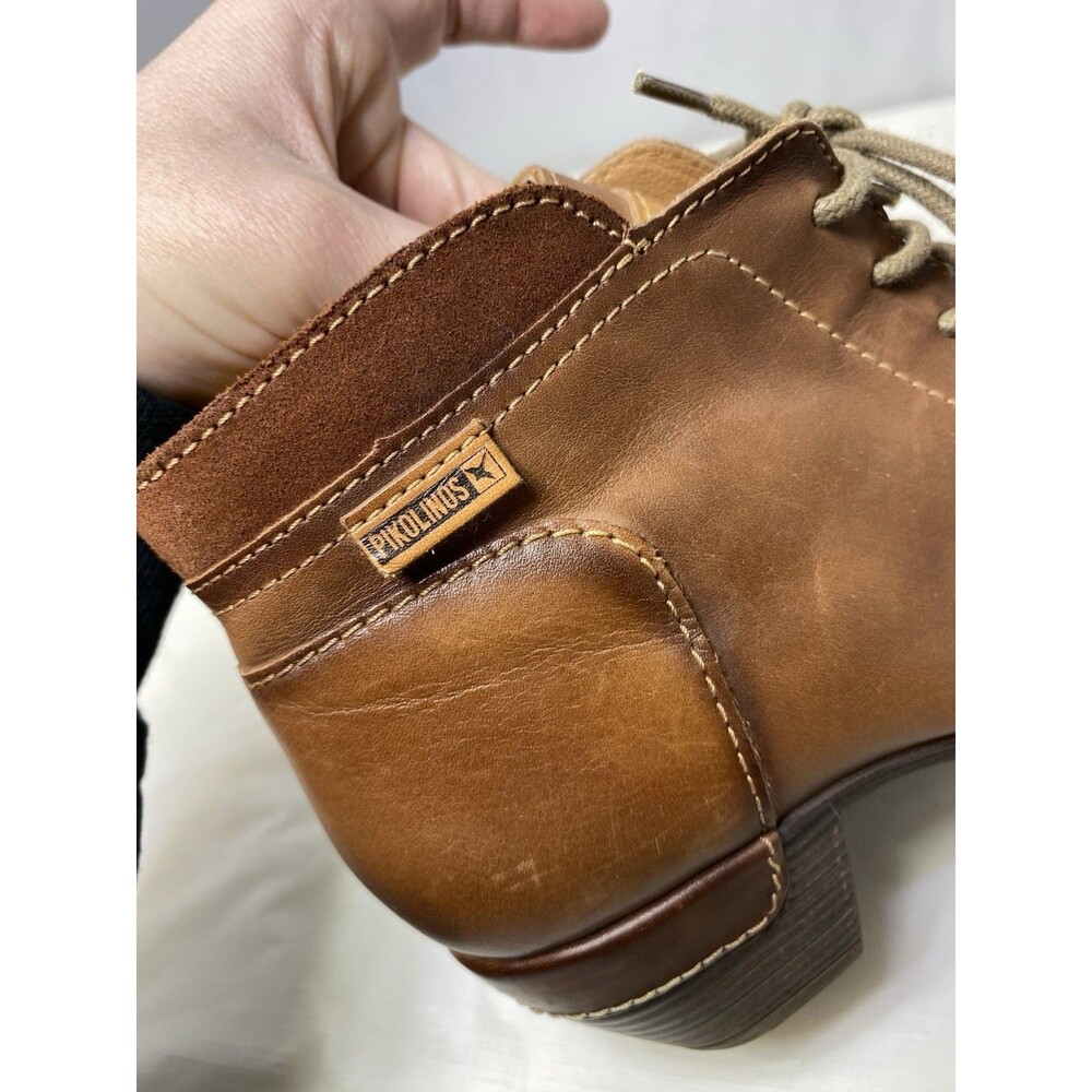 PIKOLINOS Rotterdam Ankle Boots 902-8943C1 Brown Cuero Sz EU 36, US 5 - Picture 3 of 10